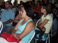 Professores assistiram discurso da Coordenadora Geral do Sind-Ute