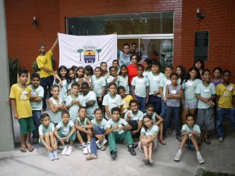 Presidente da Casa recebeu os estudantes do município