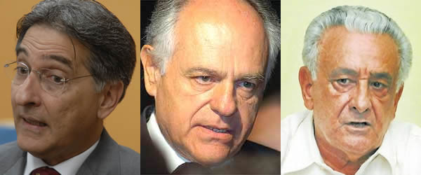 Fernando Pimentel, Pimenta da Veiga e Tarcísio Delgado